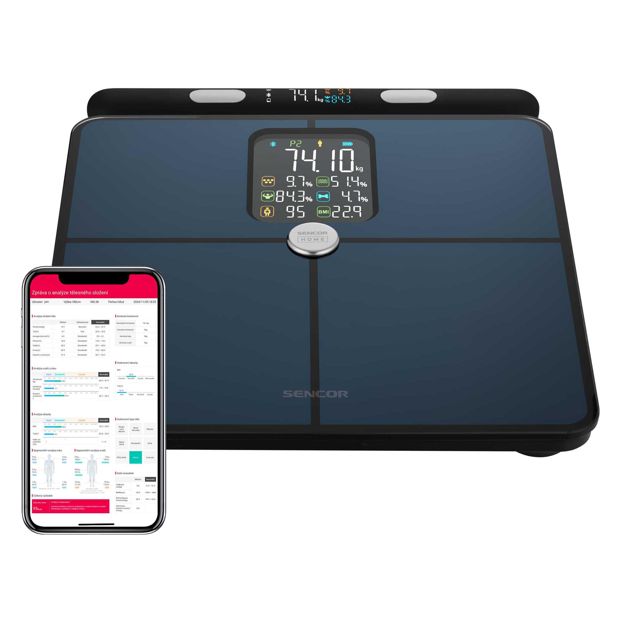 Sencor - Personal scale SBS 9102BK (41021977)