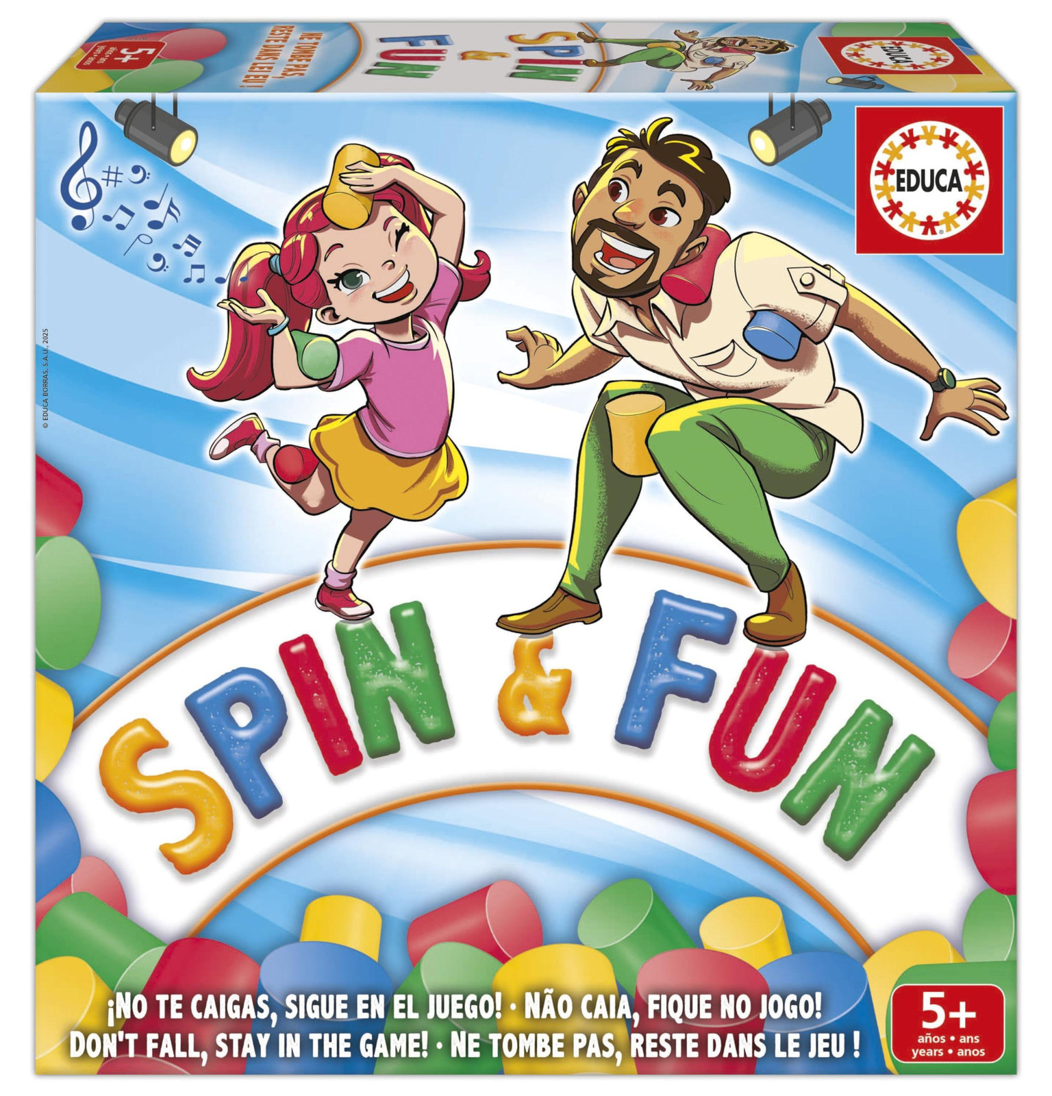 Spin & Fun Balancing Game van Educa voor 2 tot 4 spelers vanaf 5 jaar