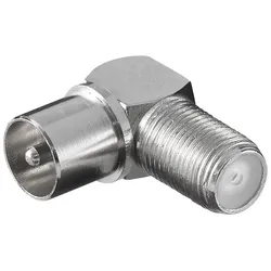 FI WSB - F-Buchse auf IEC-Stecker, gewinkelt 90°