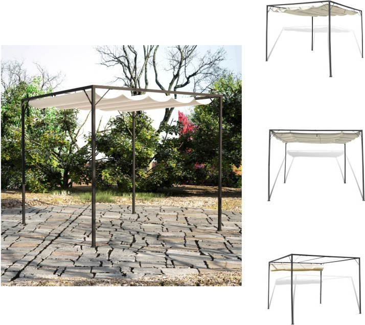 vidaXL Gartenpavillon mit versenkbarem Dach - Pavillons & Partyzelte