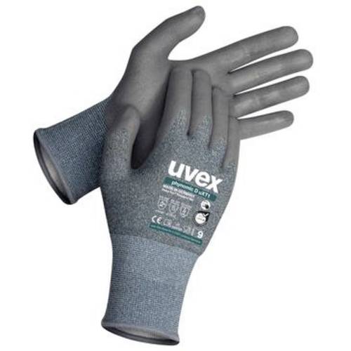 Uvex 6078106 60781 HPPE, Glasfaser, Polyamid, Elasthan, Carbon Schnittschutzhandschuh 1 Paar