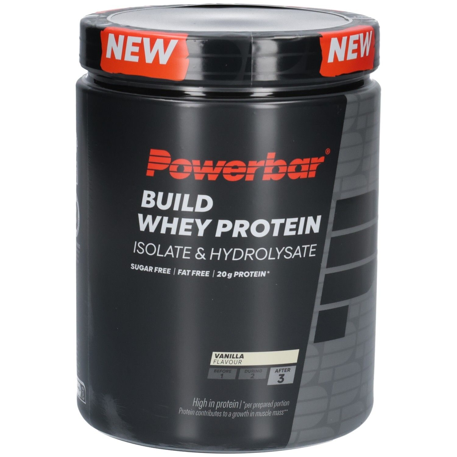 Build Whey Protein Isolate & Hydrolysate Vanilla 550 g Pulver