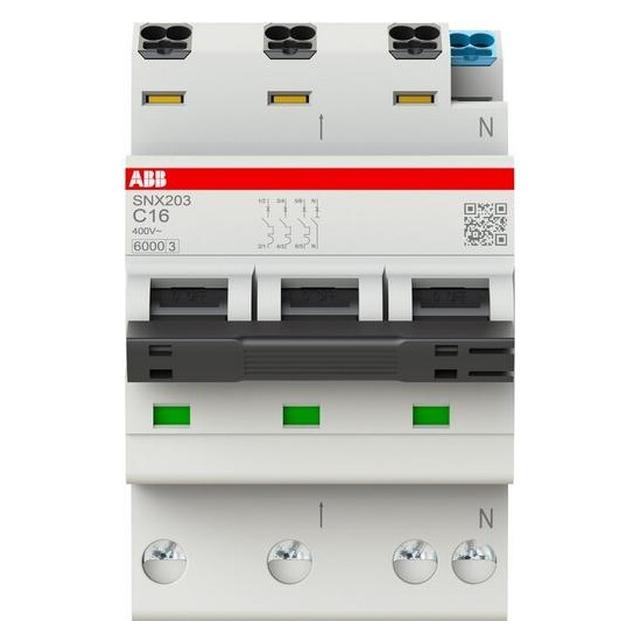 ABB FLEXLINE LS 6KA 3+N C 16A (SNX203-C16) (SNX203-C16-ABB-)
