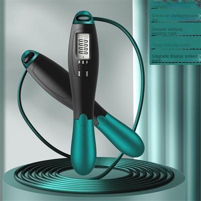 On Spot Shop Smart Cordless Electronic Jumping Rope With Counting Speed Skipping Counter For Gym Fitness Crossfit Training wire Rope Black