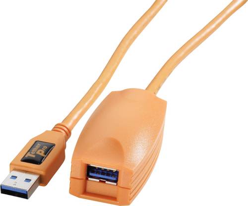 Tether Tools USB-Kabel USB 3.2 Gen1 USB-A Stecker, USB-A Buchse 5.00 m Orange CU3017
