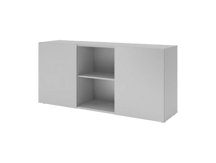 bümö Sideboard office Sideboard mit Schwebetür, Dekor: Grau