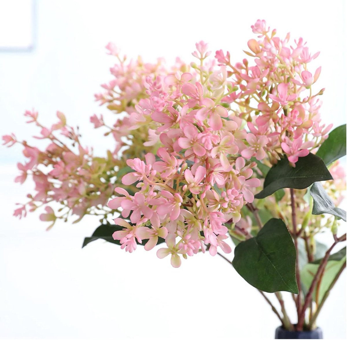 Kunstbloemen Winter Jasmijn - Roze - 39 cm