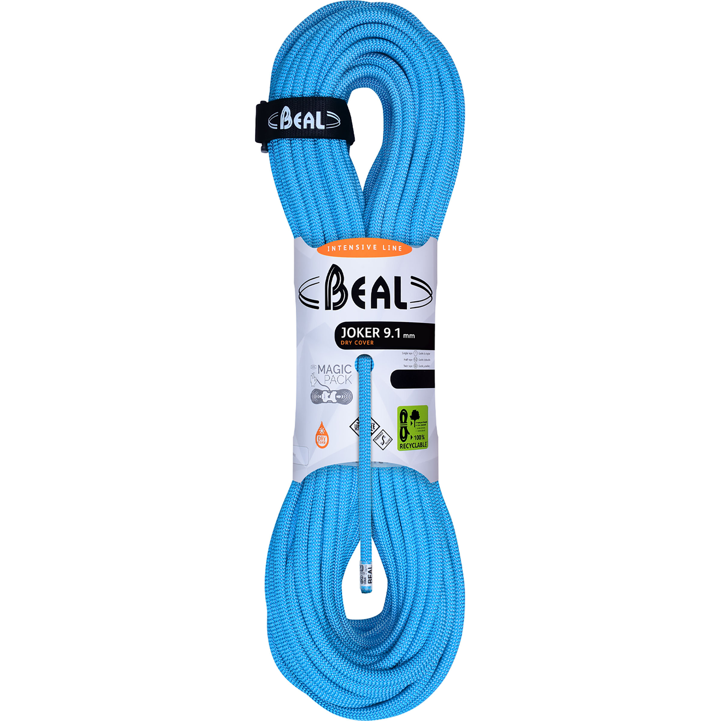 Beal Joker Unicore 9.1 Dry Cover Kletterseil Kletterseile blau Größe 80M Alpinklettern | Sportklettern