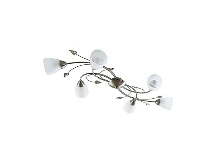 Lindby Deckenlampe Florentiner Stil, Glas Metall, ohne Leuchtmittel