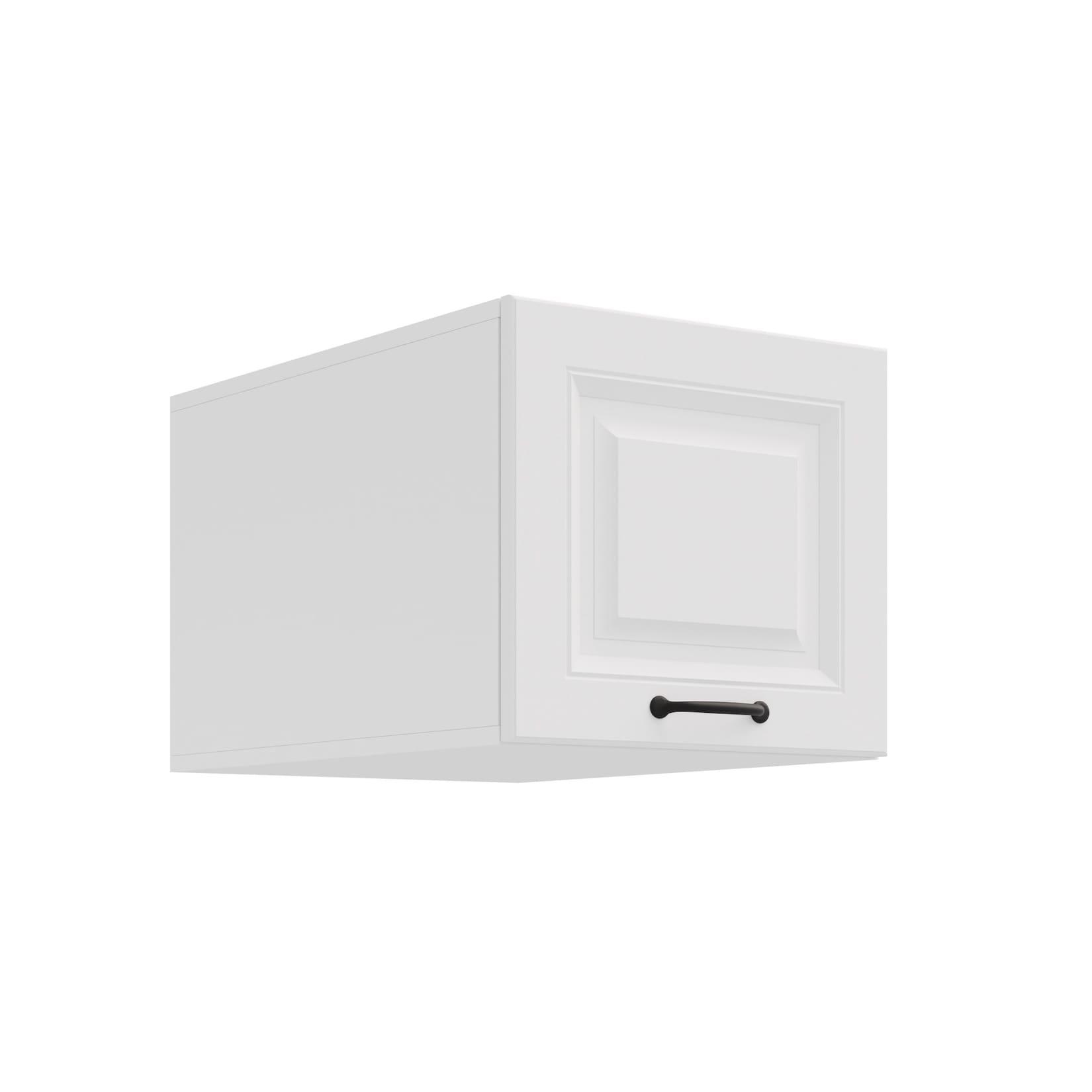 Aufsatzschrank Hochschrank 40 cm STILO Weiss Küchenzeile Küchenblock Küche