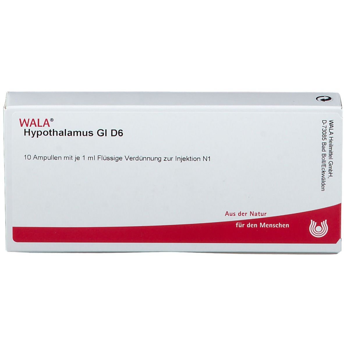 Hypothalamus GL D 6 Ampullen 10x1 ml