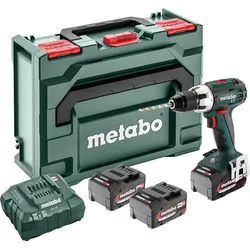 METABO Akku-Bohrschrauber BS 18 LT 3x4Ah in MetaBOX
