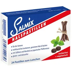SALMIX Halspastillen zuckerfrei 24 St