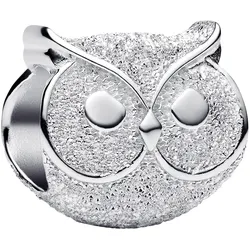 Pandora 794525C00 Silber Charm Eule Mini matt