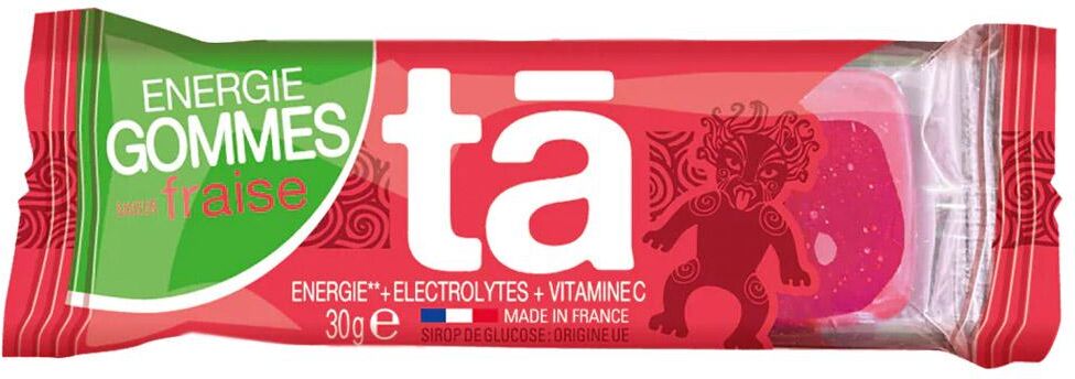 TA Energy  - Energy Gommes 30 g. Fraise - Barre Energétique