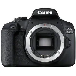 Canon EOS 2000D - (EU) (18 - 55 mm, 24.10 Mpx, APS-C / DX), Kamera, Schwarz