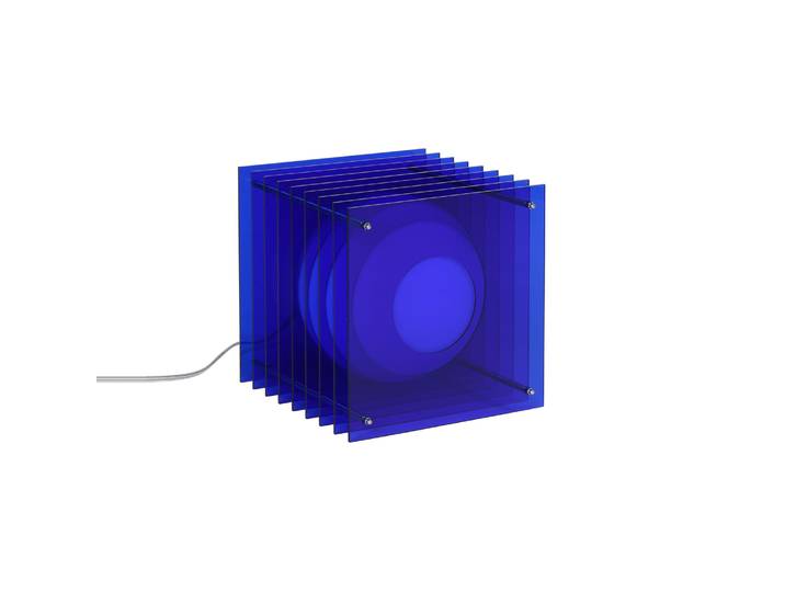 BANG - Lampe de table Lop - Bleu - Acrylique - Designer Thomas Vincent