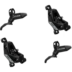 SRAM Scheibenbremse Motive Silver stealth | 4 Kolben glänzend schwarz