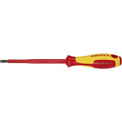 Knipex VDE VDE Schlitz-Schraubendreher Klingenbreite: 5.5 mm Klingenlänge: 125 mm DIN EN 60900