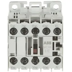 ABB MCRK031ATD Kleinhilfsschütz, 3S+1Ö, 24 V DC - 2 W, Schraubanschluss 1SAH100534R9900