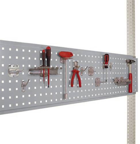 Manuflex AS1703.9006 Werkzeug-Lochplatte für PACKPOOL, Nutzhöhe = 300 mm. Für Tischbreite 1750mm 1St.