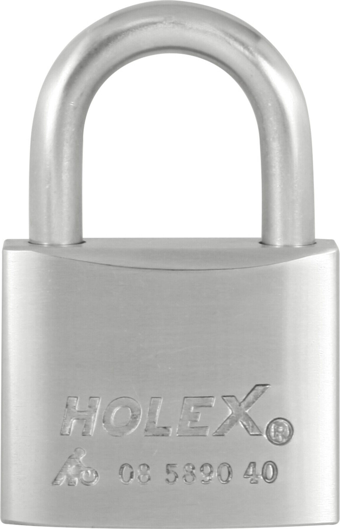 HOLEX Zylinderschloss verschiedenschließend Edelstahl 40 mm (085890 40)