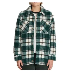 Volcom Damen Silent Sherpa Jacke Dark Pine - XS - XS