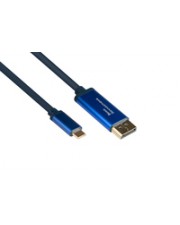 Good Connections GC Adapterkabel USB C> DisplayPort 4Ka60Hz flex 2.0 Digital/Daten Digital/Display/Video m (4812-CSF020B)