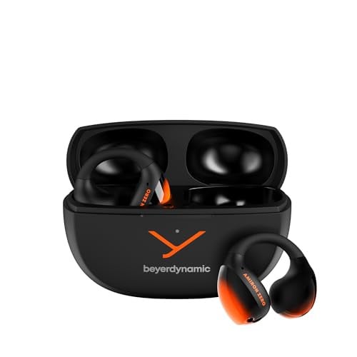 Beyerdynamic AMIRON ZERO draadloze bluetooth koptelefoon met microfoon, zwart/oranje