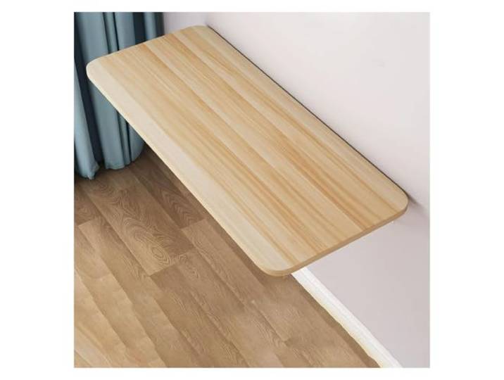 Wandmontierter Klapptisch, platzsparender Esstisch Massiver Wandklappschreibtisch für Küche, Heimbüro, Holz(90x30cm)