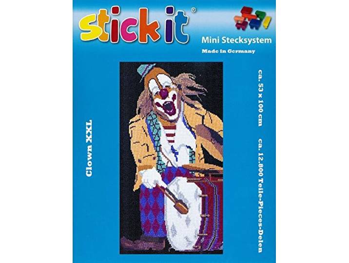 stickit Mini Stecksystem Clown XXL ca. 12.800 Teile Nr. 41248