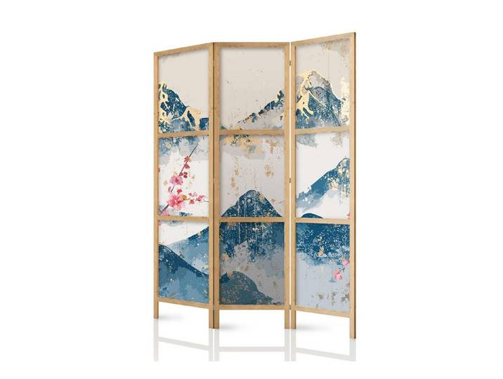 framed concept Paravent, Raumteiler Holz Japan, 135x172 & 225x172 cm, einseitig