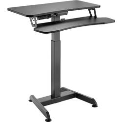 LogiLink Stehtisch EO0014 Schwarz EO0014 Farbe der Tischplatte: Schwarz elektrisch höhenverstellbar, ergonomisch, Tastaturablage (ausziehbar) max. Höhe: 1.22 cm