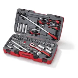 Teng Tools MECCA PRO 1/2"-Steckschlüssel- & Werkzeug-Set, mm/AF, 44 Teile – T1244
