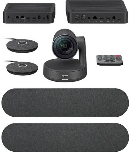 Logitech Rally Plus Ultra-HD Modulares 4K-Videokonferenzsystem 3840 x 2160 Pixel Standfuß