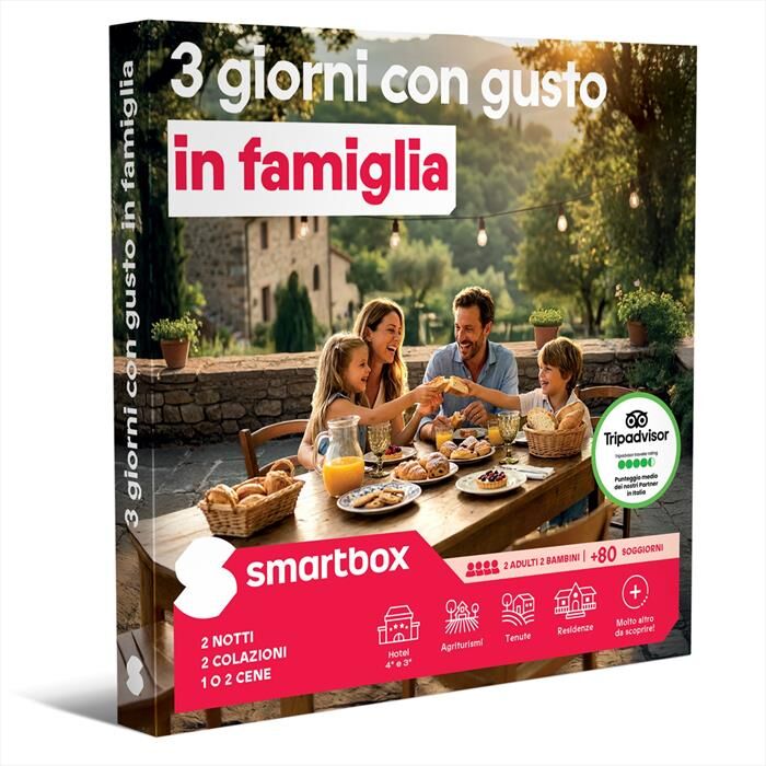 SMARTBOX 3 Giorni Con Gusto In Famiglia-ebox Digitale