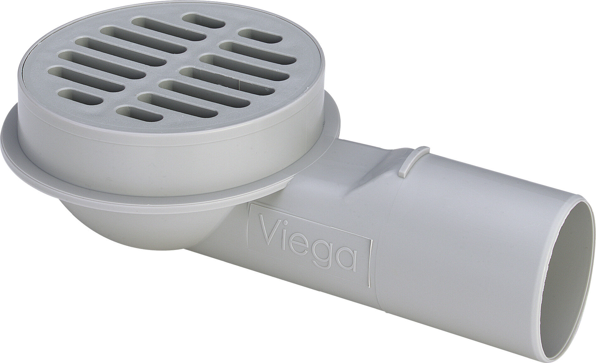 Viega balcon / terrasse Advantix 125936 DN 50, plastique gris, siphon horizontal, résistant aux UV