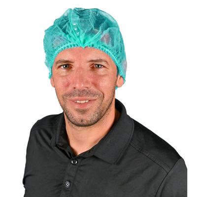 MCD Medical Care Dental GmbH 1000 Klipphauben - detektierbar - grün - ca. 52cm - Vliesstoff mit Metallfaden