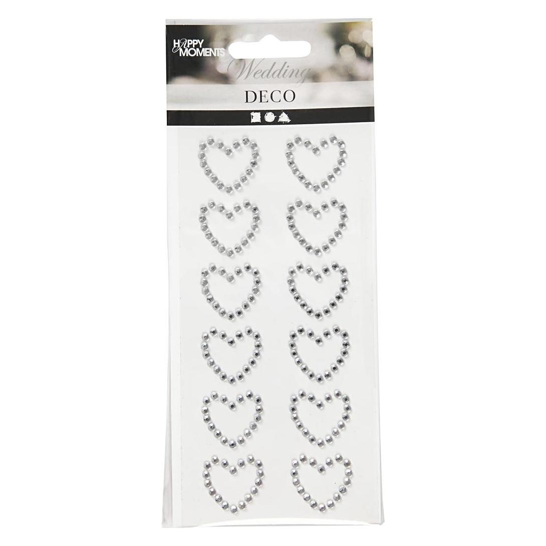 Creativ Company Rhinestone hearts (5712854022125)