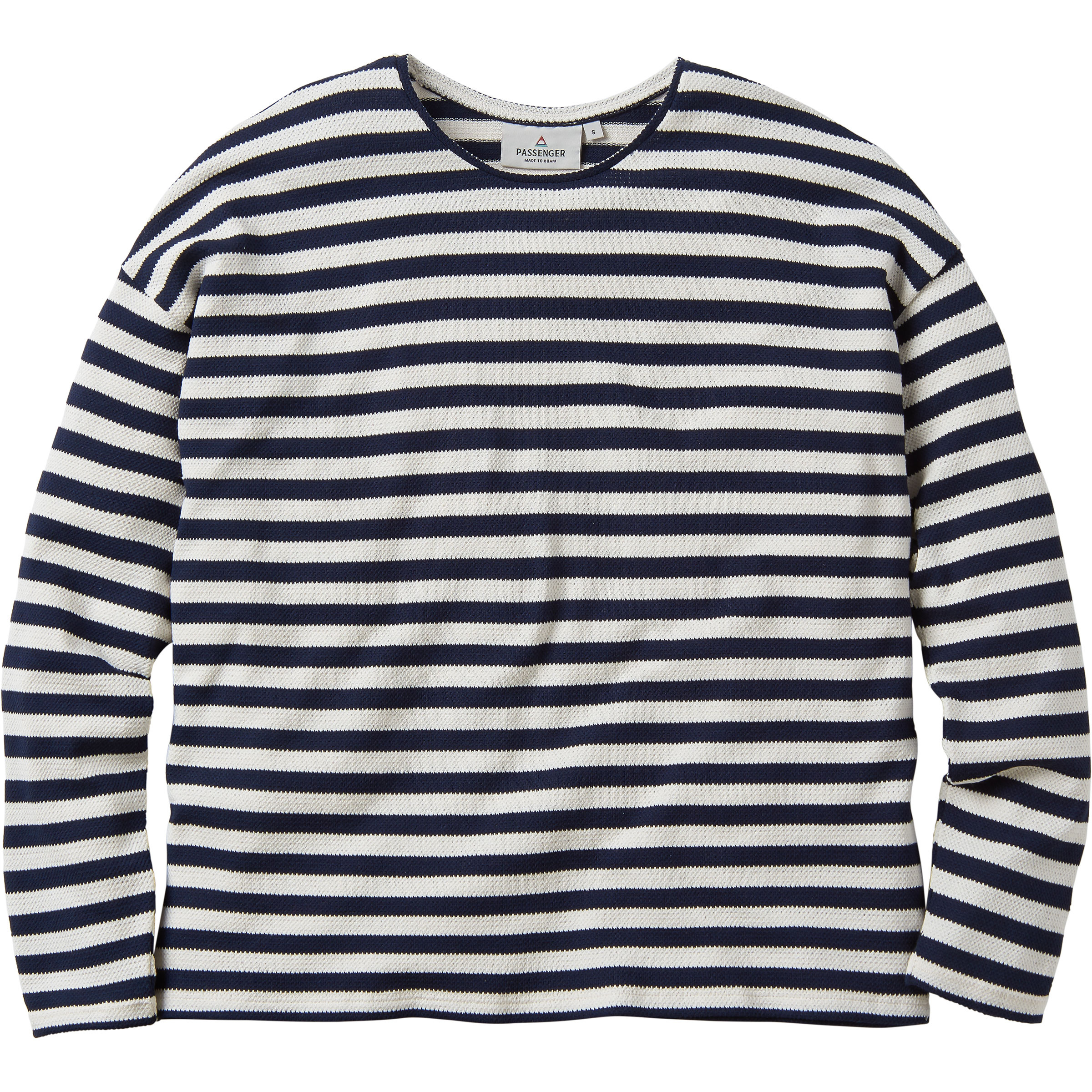 Passenger Panorama Striped Damen Longsleeves blau Größe M Lifestyle Widerstandsfähig