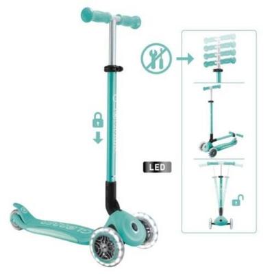 GLOBBER PRIMO FOLDABLE PLUS LIGHTS mint