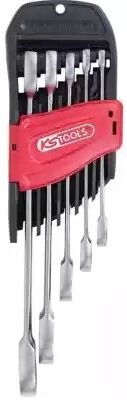 KS TOOLS 503.4255 Ratchet Ring Open-ended Spanner Set