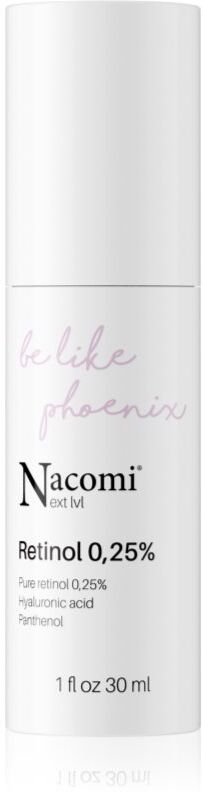 Nacomi Next Level Be Like Phoenix sérum de nuit anti-rides Retinol 0,25 % 30 ml