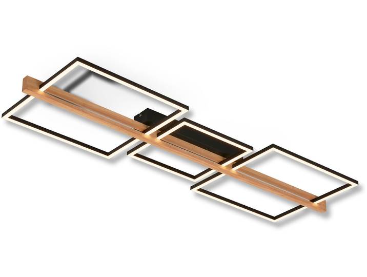 BRILONER LEUCHTEN Deckenleuchte Moldura Deckenleuchte , schwarz (weiß, neutral), Leuchten, Deckenleuchte