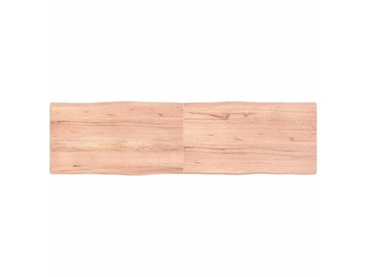 PHGTYUK Massivholz Tischplatte Eiche 180 cm Klappbar Lackierte Oberfläche, Naturkante, Handgefertigt, Für Esszimmer Und Büro