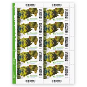 DeutschePost Briefmarken Set, 10 Stück à 95cent, Rakotzbrücke, Standardbrief/Postkarte, nassklebend