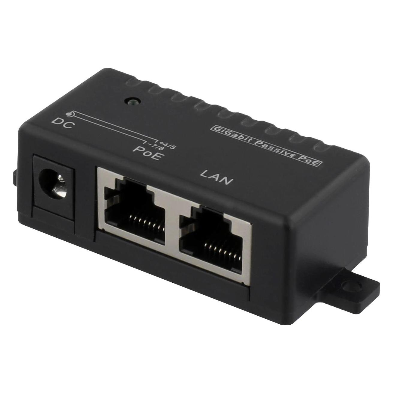Deltaco POE-109 - strøminjektor (Ethernet, RJ45 Gigabit Ethernet (2x)) (POE-109)