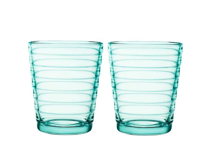 Iittala - Aino Aalto Glasbecher 22 cl, wassergrün (2er-Set)