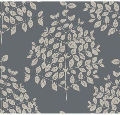 Candice Olson Tender Dark Grey Wallpaper