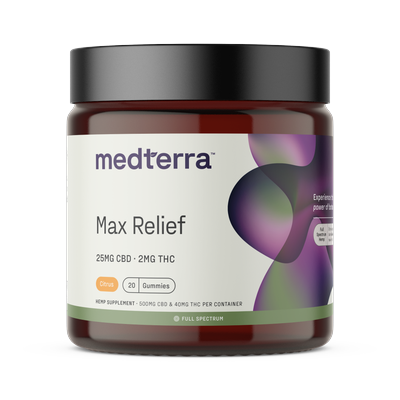 Max Relief CBD + THC Gummies